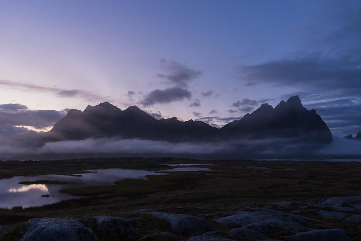 Vestrahorn zur Blauen Stunde